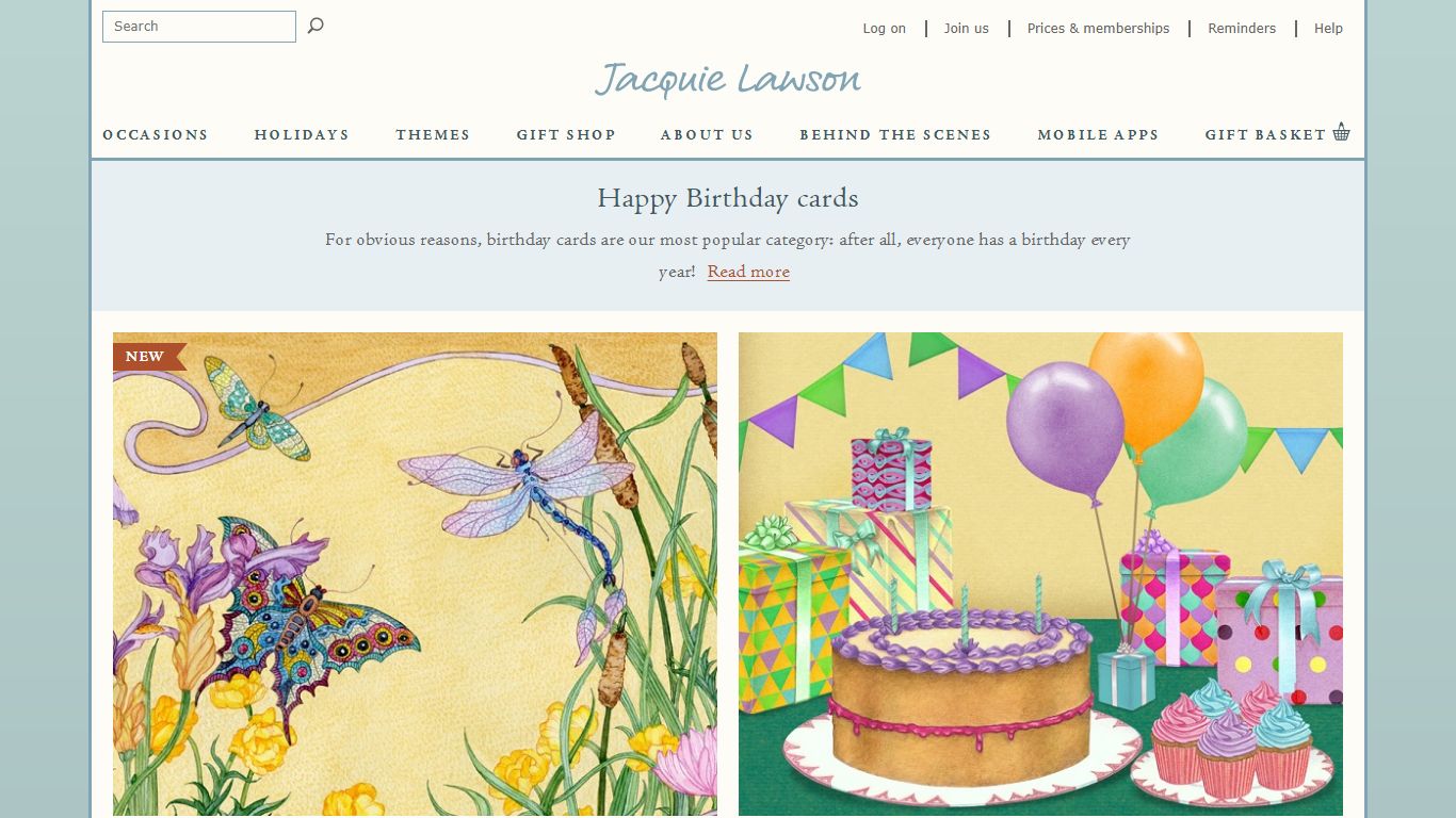 Birthday Cards | Animated Birthday Cards | Jacquie Lawson